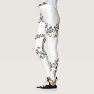 Leggings imprimés de fleurs