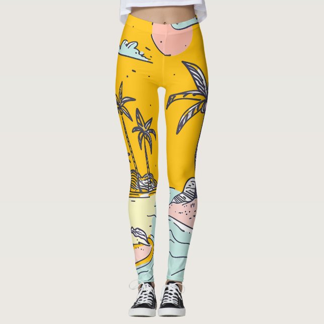 Leggings Imprimés de Partout (Devant)