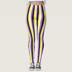 Leggings Indicateur de fierté non binaire vertical