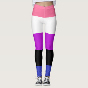 Leggings Indicateur de la fierté du fluide genderfluide