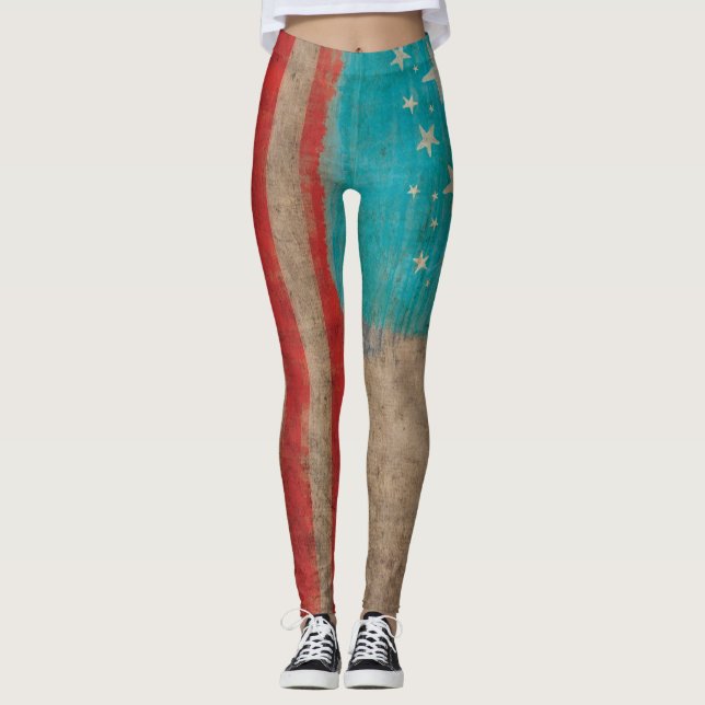 Leggings Indicateur d'étoiles Vintage (Devant)