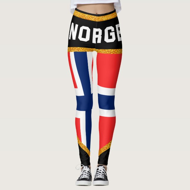 Leggings Indicateur Norge (Devant)