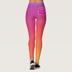 Leggings Influenceuse Instagram Moderne Crépuscule Ombre Fe
