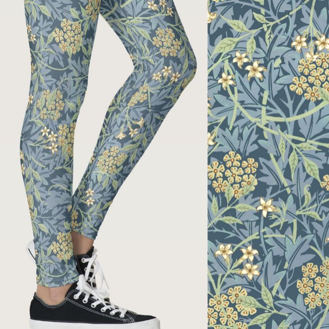 Leggings Inspiré de William Morris à motifs floraux (Créateur téléchargé)