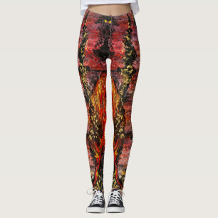 Leggings Inspiré par le feu de Californie