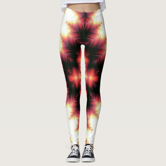 Leggings Inversez la Croix de l'onde sonore (Devant)