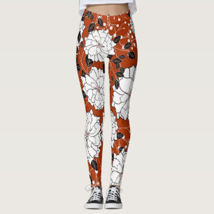 Leggings Invitation florale : Mariage Abstrait