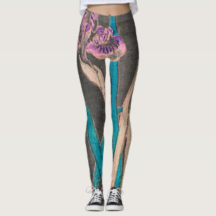 LEGGINGS IRIS JAPONAIS EN HAUT DE GAMME