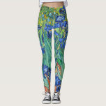 Leggings Iris par Van Gogh<br><div class="desc">Iris par Van Gogh.
Veuillez visiter mon magasin pour une conception plus intéressante et plus de choix de couleur.
=> zazzle.com/iwheels*</div>