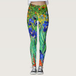 Leggings Irises de Vincent Van Gogh<br><div class="desc">Vincent Van Gogh Irises . Peinte en 1889, elle est l'une des peintures qu'il a réalisées dans l'asile Saint Paul-de-Mausole à Saint-Rémy-de-Provence en France. C'est une peinture à l'huile. Cette peinture à l'huile de paysage d'art représente un champ de plantes de fleurs d'iris. Vincent Van Gogh était un artiste célèbre....</div>