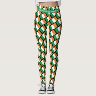 Leggings IRLANDE IRLANDE Personnalisé Christian EXÉCUTEZ VO