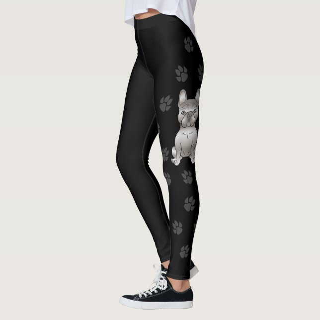 Leggings Isabella Bouledogue Français / Frenchie Chien Mign (Gauche)