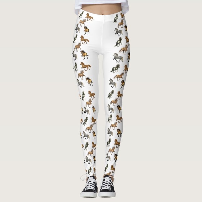 Leggings Islandais en marche (Devant)