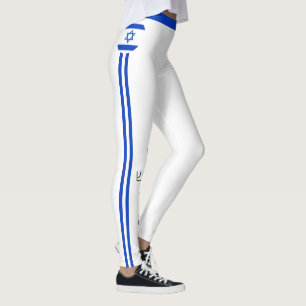 Leggings Israël & Israël Drapeau mode, Voyage/Sport fan L