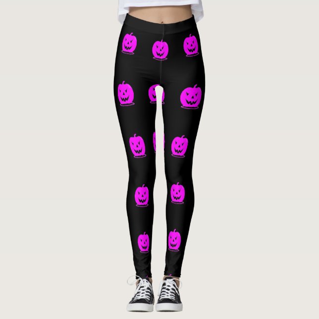 Leggings Jack rose olantern Halloween Thunder_Cove (Devant)