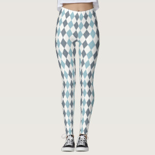 Leggings Jacquard bleu