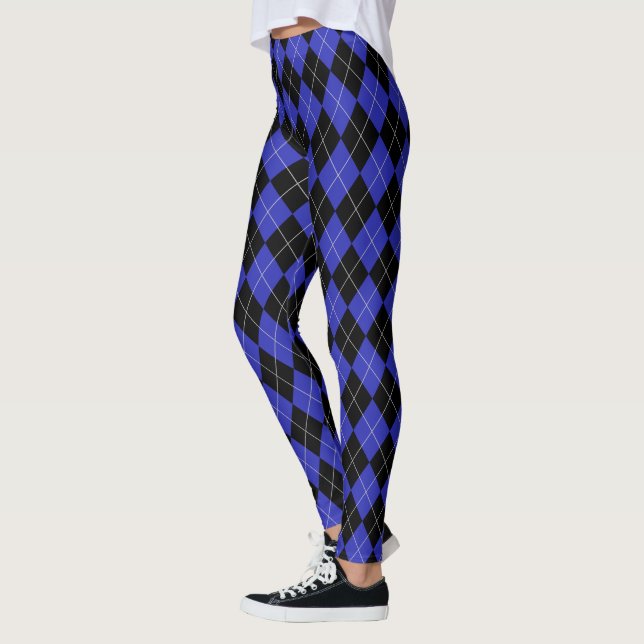 Leggings Jacquard noir HAMbyWG avec toute autre couleur (Gauche)