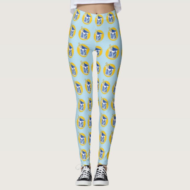 Leggings J'adore le yaourt d'abricot (Devant)