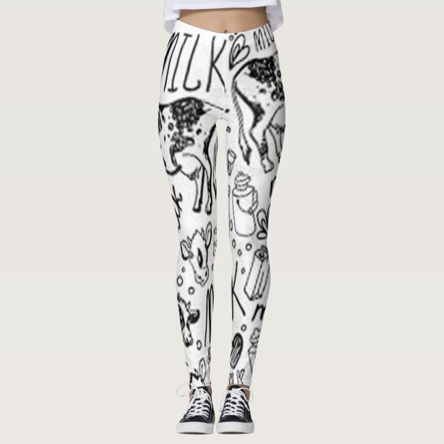 Leggings J'aime le lait (Devant)
