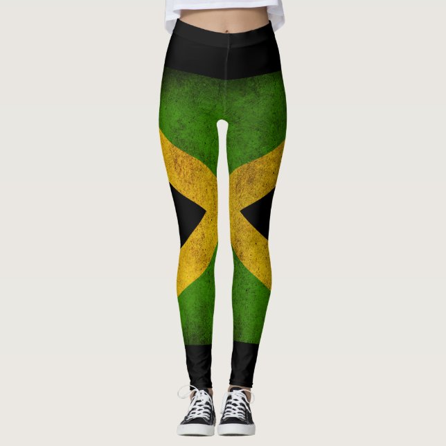 Leggings Jamaica Flag - Proud Jamaicans - yoga Leggins (Devant)