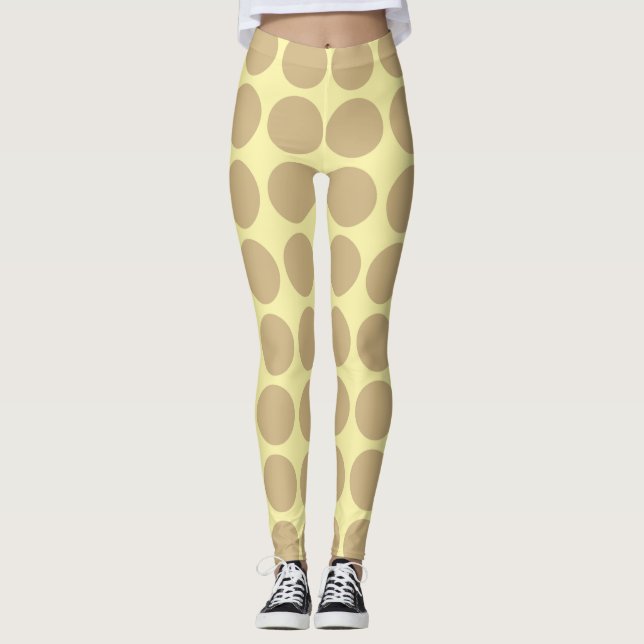 Leggings Jambes à crème Tan Neutral (Devant)