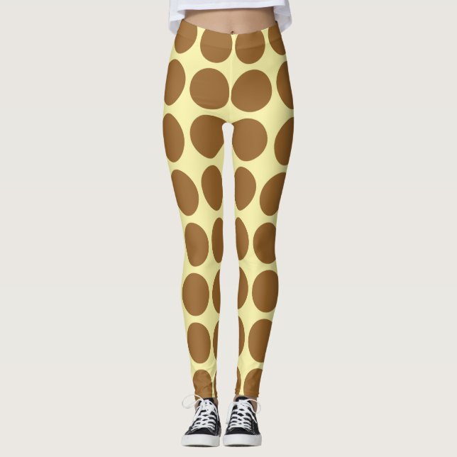Leggings Jambes Brown à crème de sucre Neutral (Devant)