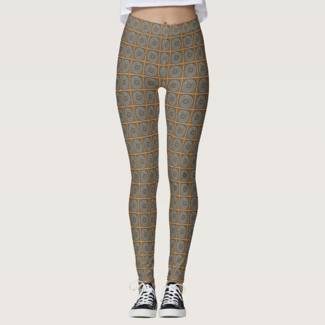 Leggings Jambes de femmes du Zodiac (Devant)