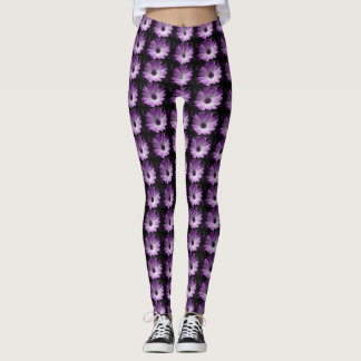 Leggings Jambes de fleur pourpre