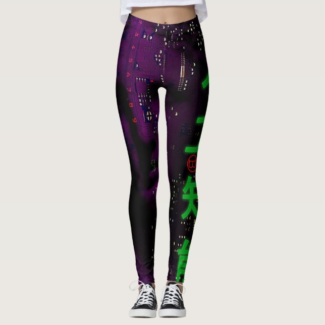 Leggings Jambes de synthèse (Devant)