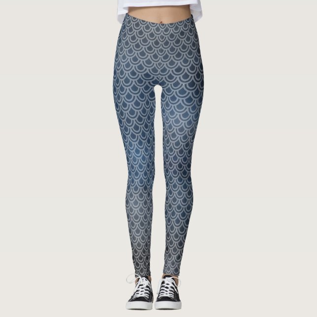 Leggings Jambes de taille de sirène (Devant)