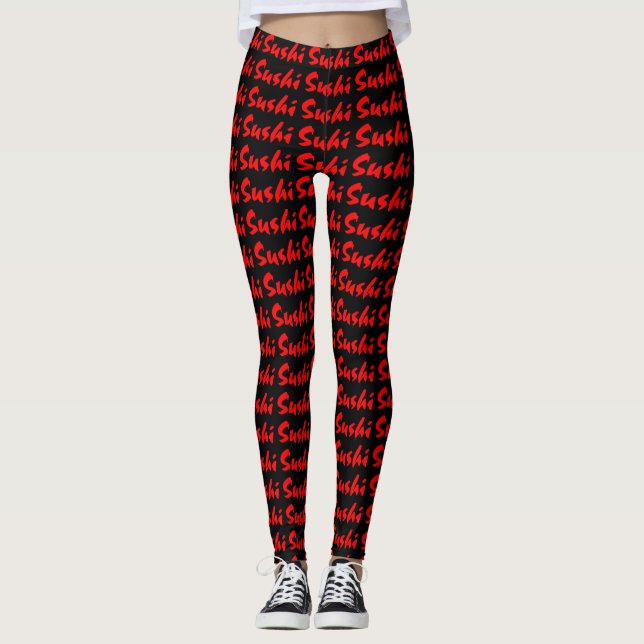 Leggings Jambes des femmes du Sushi (Devant)