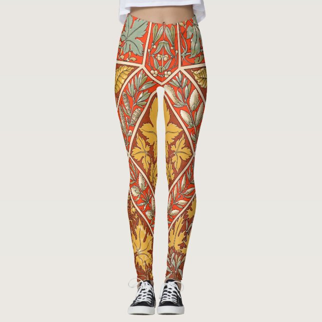 Leggings Jambes d'or antique (Devant)
