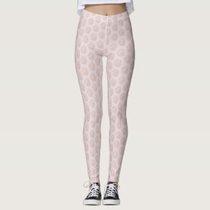 Leggings Jambes tropicales roses