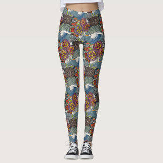 Leggings jambières d'ardoise bleu marais