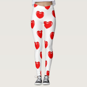 Leggings jambières de coeurs de bonbons