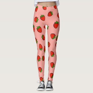 Leggings jambières de fraise