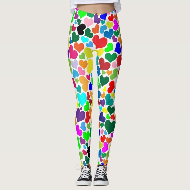 Leggings jambières de l'arc-en-ciel (Devant)