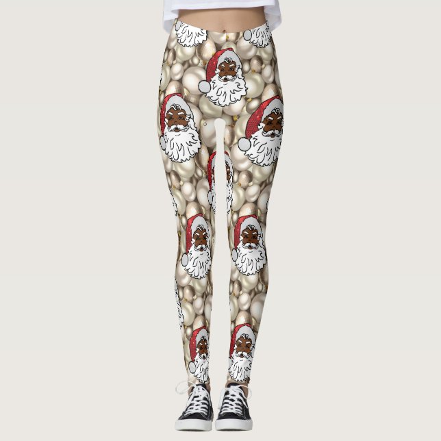 Leggings jambières de santa claus (Devant)