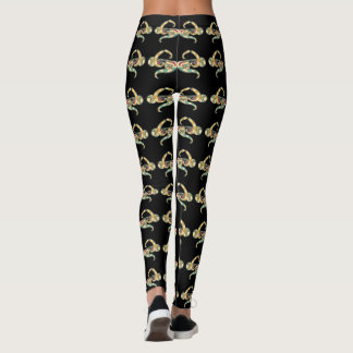Leggings jambières d'yeux armés