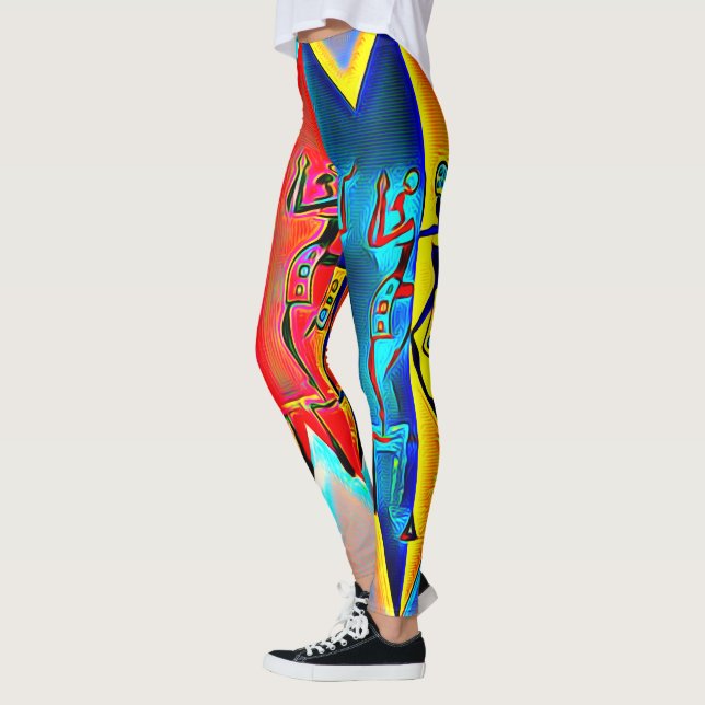 Leggings Jambières tribales (Gauche)