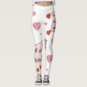 Leggings jambiers coeur valentin