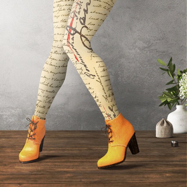 Leggings Jane Austen Letter (Créateur téléchargé)