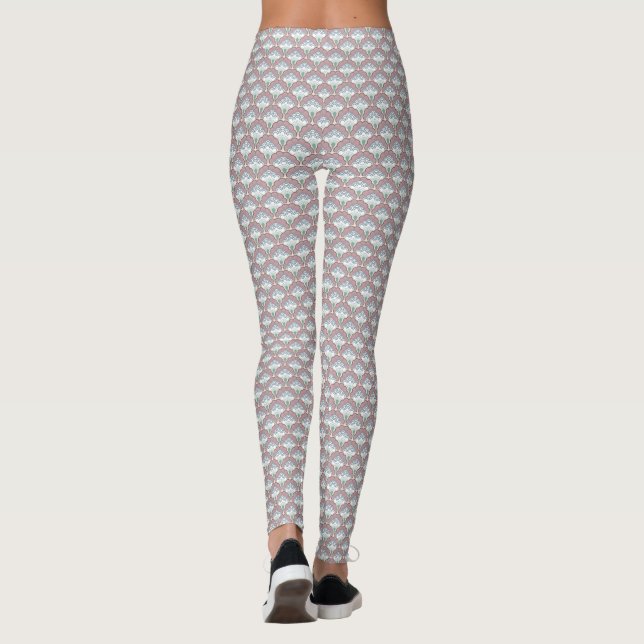 Leggings Japanese art deco style_Spring (Dos)