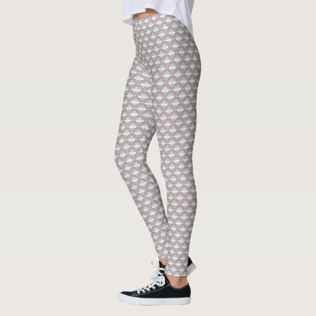 Leggings Japanese art deco style_Spring (Gauche)