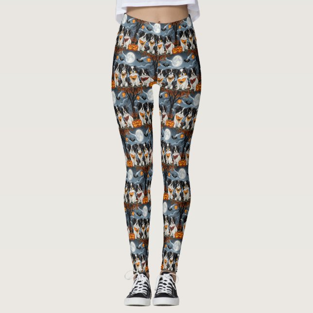 Leggings Japanese Chin Halloween Épouvantable (Devant)