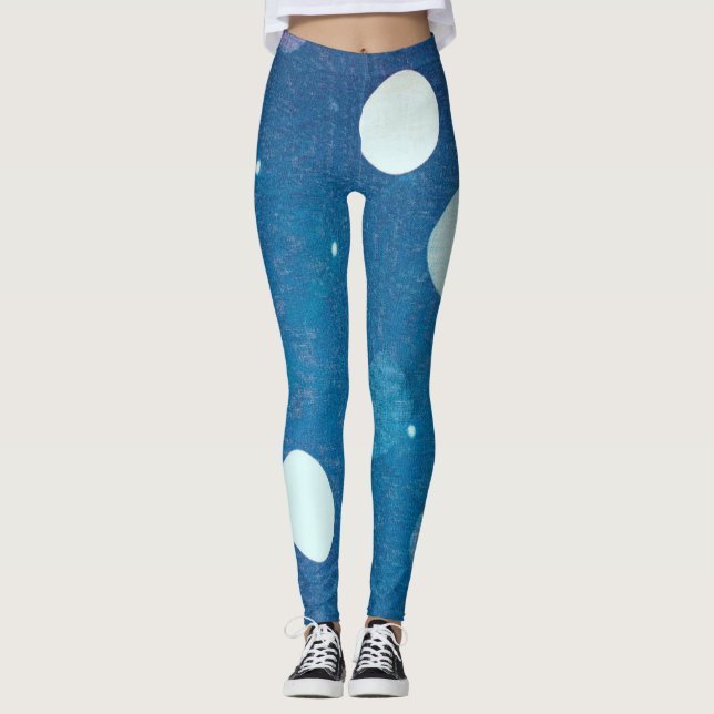 Leggings Japonais Indigo Dye Blue (Devant)