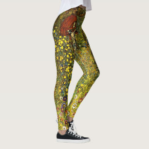 Leggings Jardin agricole avec Crucifix par Gustav Klimt