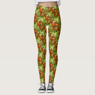 Leggings Jardin Cherry Tomates Motif de la nature