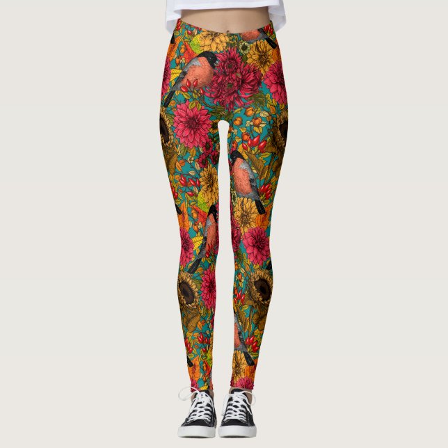 Leggings Jardin d'automne 3 (Devant)