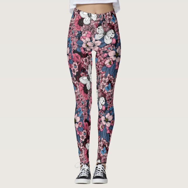 Leggings Jardin de printemps (Devant)